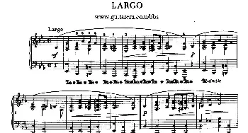 Largo(钢琴谱) 肖邦-chopin遗作