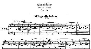 Albumblätter Op.124(钢琴谱) 罗伯特·舒曼