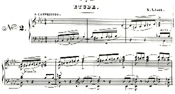 李斯特音乐会练习曲 S144(钢琴谱) 李斯特