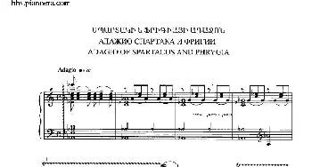 柔板 Adagio(钢琴谱) 哈恰图良