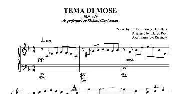 TEME DI MOSE(钢琴谱)