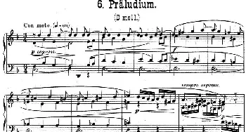 6 Preludes and Fugues Op.99(钢琴谱) 马克斯·雷格