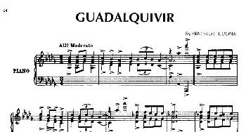 安达卢希亚组曲 Guadalquivir(钢琴谱) 恩纳斯托·莱库纳