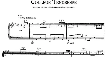 Couleur Tendresse(钢琴谱)