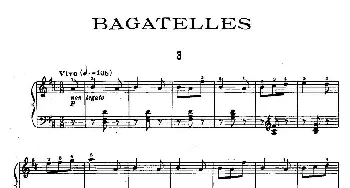 Ten Bagatelles Op.5(钢琴谱) 亚历山大·齐尔品(Alexander Tcherepnin）