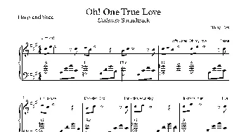Oh! One True Love(钢琴谱)