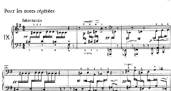 德彪西12首钢琴练习曲(钢琴谱) 德彪西
