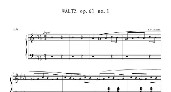 WALTZ op.61 no.1(钢琴谱) 肖邦-chopin