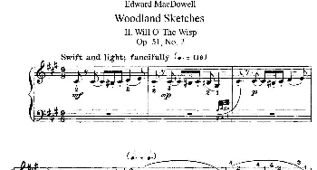 Woodland Sketches Op.51(钢琴谱) 爱德华·亚力山大·麦克道威尔