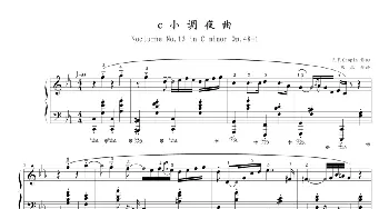 c小调夜曲 Op.48,No.1(钢琴谱) 肖邦