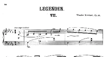 Legenden Op.18(钢琴谱) 狄奥多·柯希纳