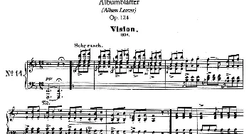 Albumblätter Op.124(钢琴谱) 罗伯特·舒曼