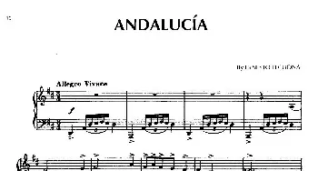 安达卢希亚组曲 Andalucia(钢琴谱) 恩纳斯托·莱库纳