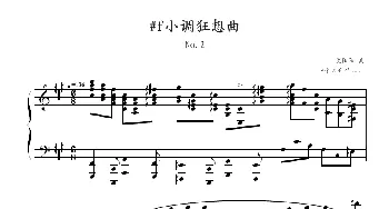 #f小调狂想曲(钢琴谱) 欧阳阳