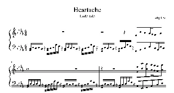 Heartache(钢琴谱)