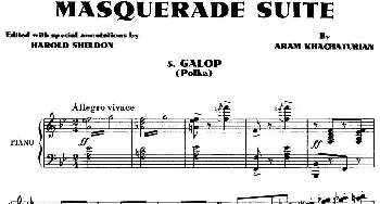 Masquerade Suite(钢琴谱) ,阿拉姆·伊里奇·哈恰图良