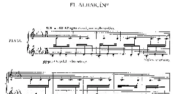 伊贝利亚组曲 EL ALBAICIN(钢琴谱) 埃赛克·阿尔贝尼兹