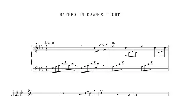 Bathed in Dawn's Light(钢琴谱) Kevin Kern