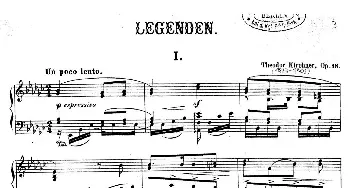 Legenden Op.18(钢琴谱) 狄奥多·柯希纳