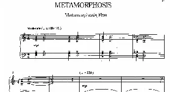 Metamorphosis(钢琴谱) 菲利普·格拉斯(Philip Glass)