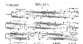 5 Waltzes Op.51-4 Hands(钢琴谱) 伊格纳茨·弗莱德曼