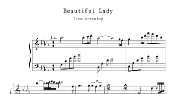 Beautiful Lady - DayDream(钢琴谱)