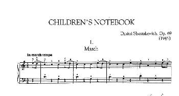 Children s Notebook Op.69(钢琴谱)