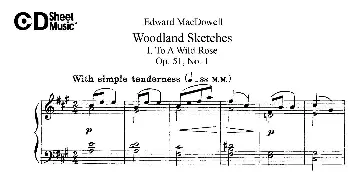 Woodland Sketches Op.51(钢琴谱) 爱德华·亚力山大·麦克道威尔