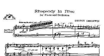 Rhapsody in Blue(钢琴谱) 乔治·格什温