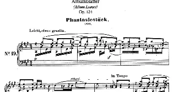 Albumblätter Op.124(钢琴谱) 罗伯特·舒曼