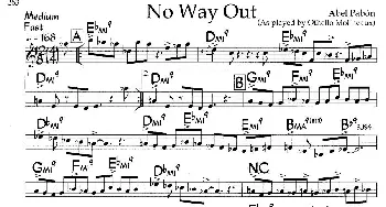No Way Out(钢琴谱)