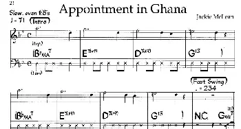 Appointment in Ghana(钢琴谱)