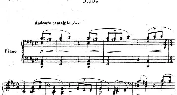 拉赫玛尼诺夫 音乐瞬间 Op.16 No.3 b小调(钢琴谱) 拉赫玛尼诺夫