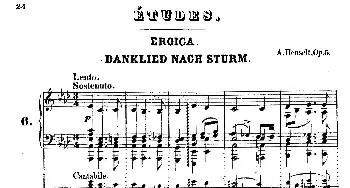 Douze Etudes de Salon Op.5(钢琴谱) 阿道夫·冯·亨赛尔特