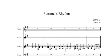 Summer's Rhythm(钢琴谱) 江畔新绿