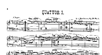 String Quartet No.3 in D Major Op.18-3(钢琴谱) 路德维希·冯·贝多