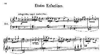 Etudes Enfantines Op.37(钢琴谱) 亨利·莱蒙(Henry Lemoine)