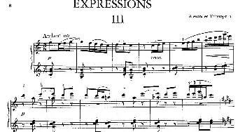 Expressions(钢琴谱) 亚历山大·齐尔品(Alexander Tcherepnin）