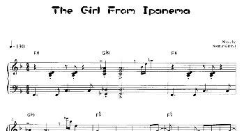 The Girl From Ipanema(钢琴谱)