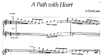 A  Path With Heart(钢琴谱) [美]大卫·兰兹(David Lanz)