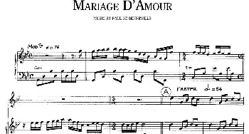 Mariage D'Amour(钢琴谱)