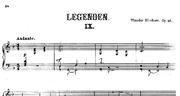 Legenden Op.18(钢琴谱) 狄奥多·柯希纳