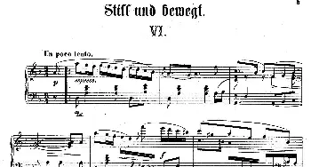 Clavierstucke "Still und Bewegt" Op.24(钢琴谱) [德]狄奥多•柯希纳