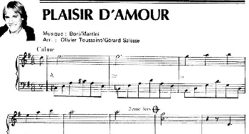 PLAISIR D'AMOUR(钢琴谱)