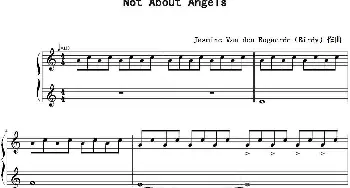Not About Angels(钢琴谱) Jasmine Van den Bogaerde(Birdy）