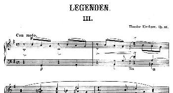 Legenden Op.18(钢琴谱) 狄奥多·柯希纳