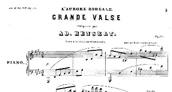 L'aurore Boréale Op.30(钢琴谱) 阿道夫·冯·亨赛尔特