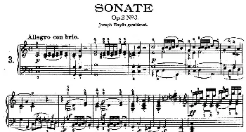 Piano Sonata in C Op.2 No.3(钢琴谱) 路德维希·冯·贝多芬