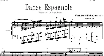 Danse Espagnole(钢琴谱)