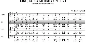 Ding dong merrily on high (钢琴谱)